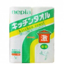 NEPIA Кухонные бумажные полотенца 2 ролла по 50 листов