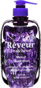 REVEUR FRAICHEUR Moist «Живой» Бессиликоновый шампунь для увлажнения волос, 340 мл