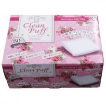 Marusan Ватные подушечки для нанесения косметических средств "Clean Puff", 80 шт
