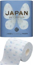 NEPIA Туалетная бумага двухслойная Japan Premium, аромат свежести, 40 м, 4 рулона