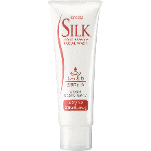 KRACIE Пенка для умывания "Silk" Moist Essence c коллагеном и скваланом 110 гр