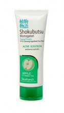 SHOKOBUTSU Пенка для лица Acne Solution, контроль над жирным блеском, яблоко, 100 гр