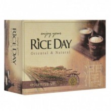 CJ Lion Мыло туалетное Rice Day, экстракт рисовых отрубей, 100 г