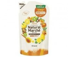 KRACIE "Naive" Жидкое мыло для тела «Natural Marche – оранжевое настроение», смен. блок, 360мл