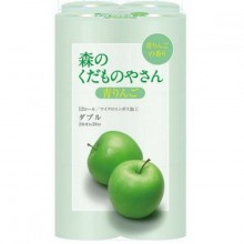 FUJIEDA SEISHI Туалетная бумага двухслойная, аромат зеленое яблоко, 30 м, 12 рулонов